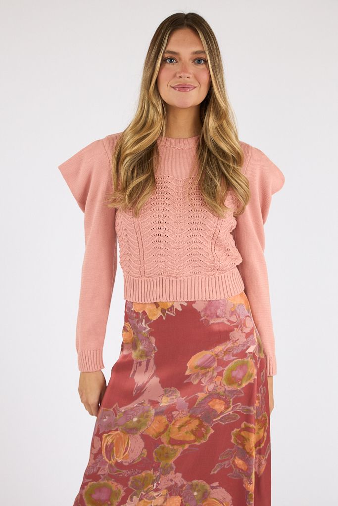 May Sweater Rose, Cleobella, e.Allen