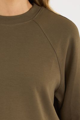 Nell Crew Neck Dark Olive