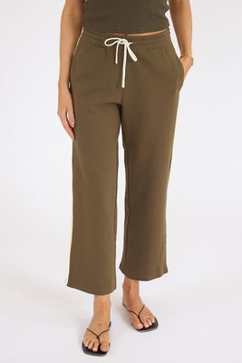 Claud Track Pant Dark Olive
