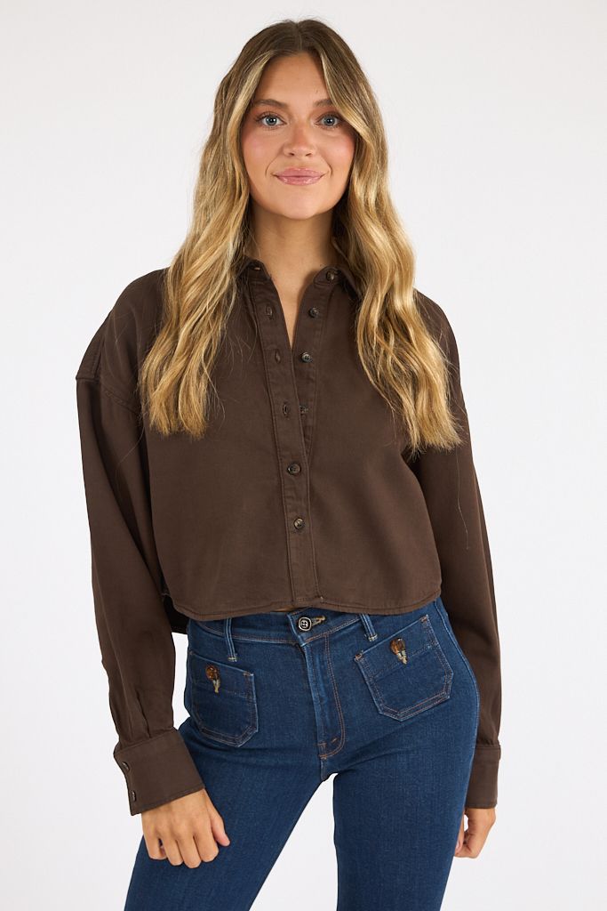The Crop Ex Boyfriend Shirt, Favorite Daughter, e.Allen
