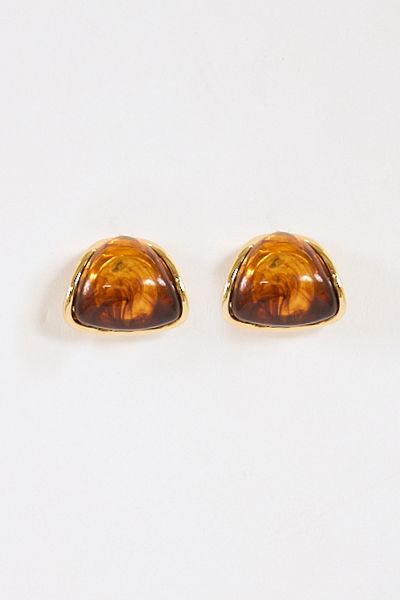 Heidi Brown Resin Earring