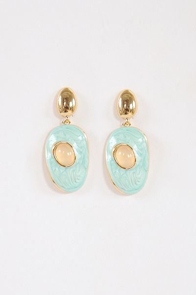 Glenda Light Blue Earring