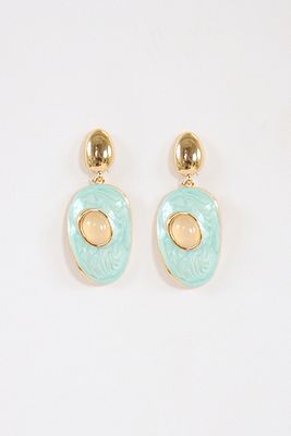 Glenda Light Blue Earring
