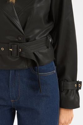 Vida Trench Jacket Black