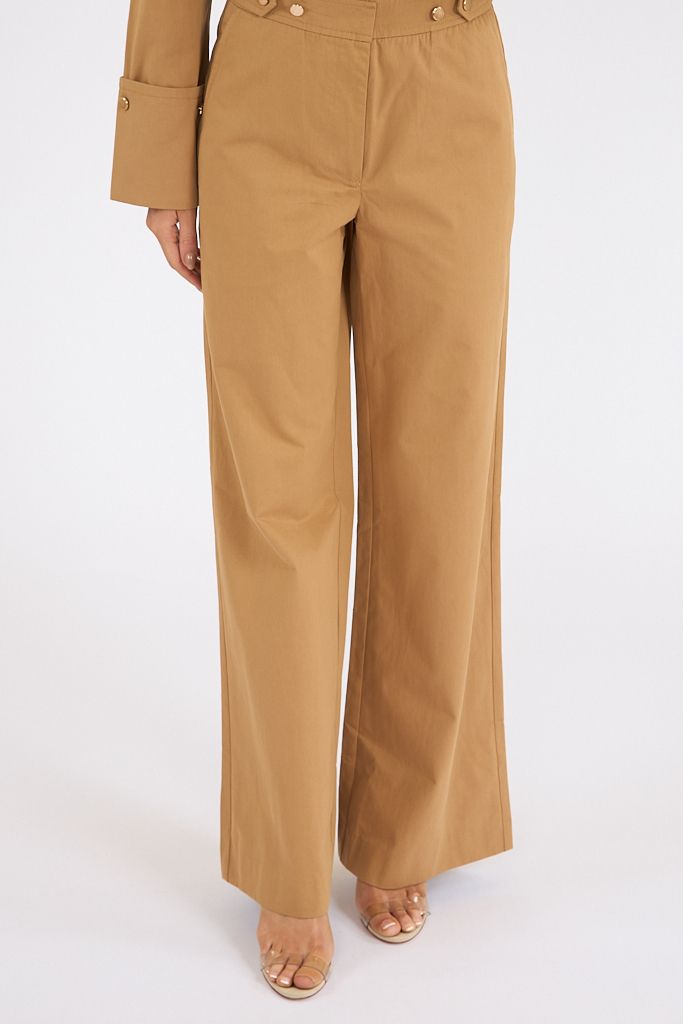 Theo Cotton Twill Pant Tan