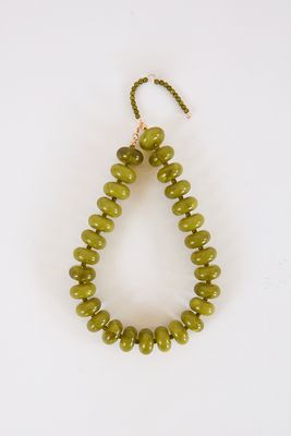 Bailey Beaded Necklace in Chartreuse