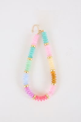 Calloway Beaded Necklace Rainbow