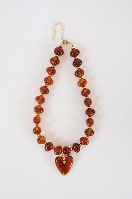 Athens Tortoise Beaded Necklace