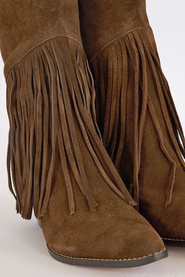 Tatum Chocolate Suede