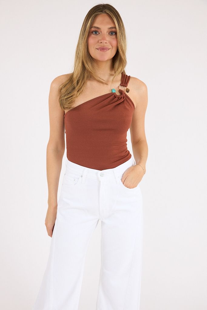 Ania Sweater Top Brown
