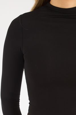 Naked Mock Neck Top