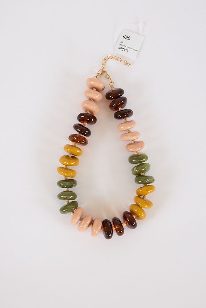 Delray Beaded Necklace Warm Mix
