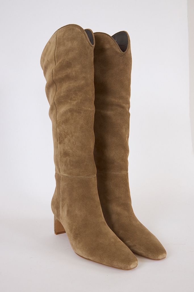 Brion Taupe Suede