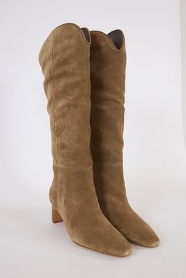 Brion Taupe Suede