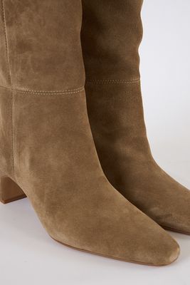 Brion Taupe Suede