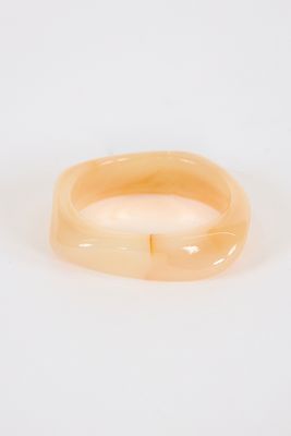 Beige Acrylic Bangle