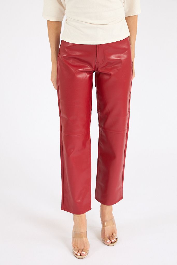 Jett Leather High Rise Straight, Pistola