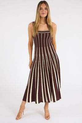 The Marlen Striped Knit Maxi Dress, ASTR, e.Allen
