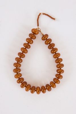 Bailey Beaded Necklace in Tortoise