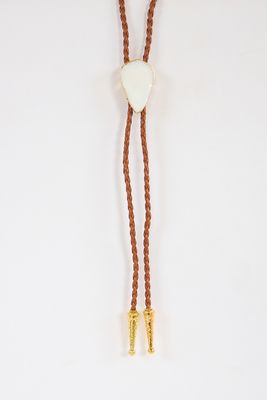 Gemstone Bolo Mother of Pearl