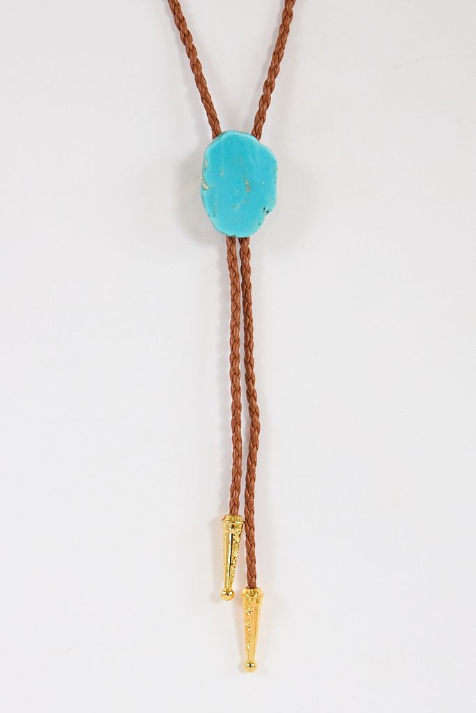 Gemstone Bolo Turquoise