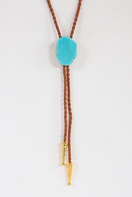 Gemstone Bolo Turquoise