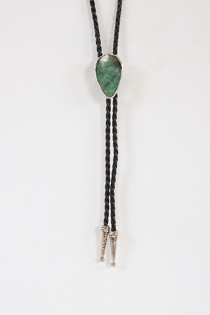 Gemstone Bolo Emerald