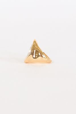 Liquid Crystal Statement Ring
