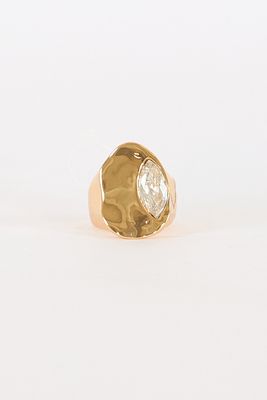 Liquid Crystal Statement Ring