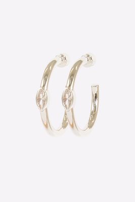 Medium Marquise Hoops