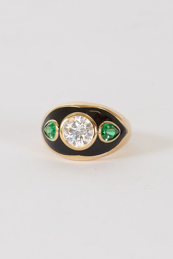 Luna Nera Cocktail Ring, momas eye