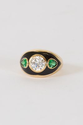 Luna Nera Cocktail Ring, momas eye