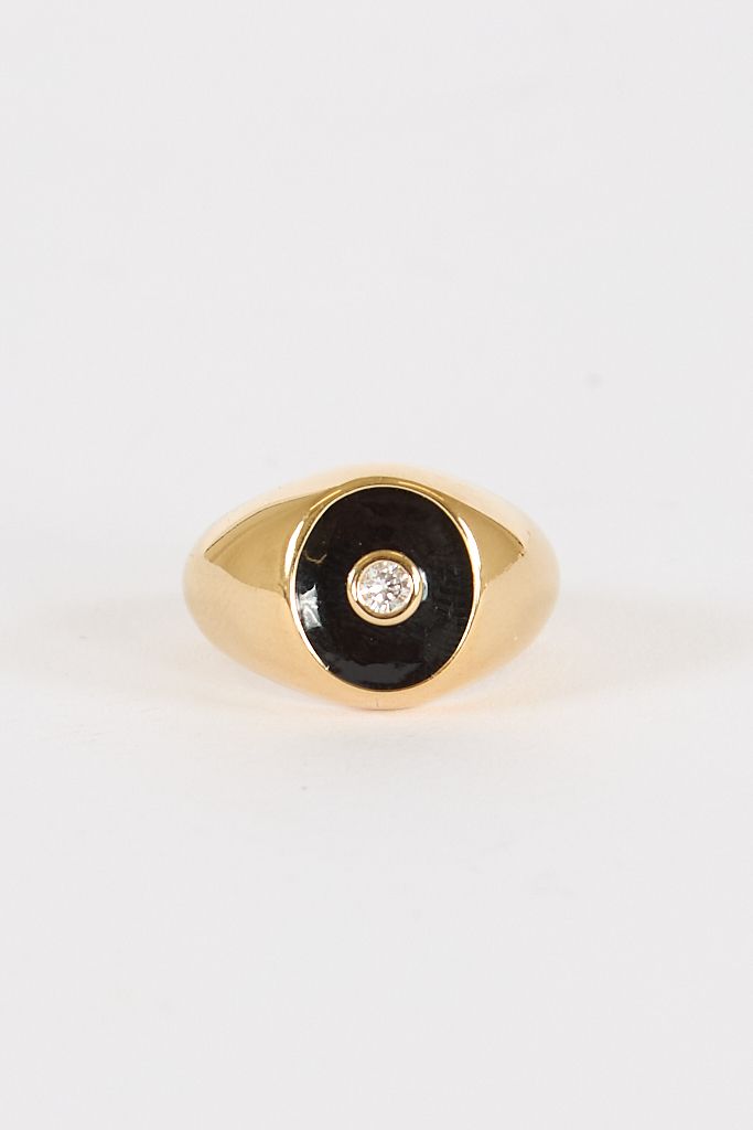 Luna Nera Pinky Ring