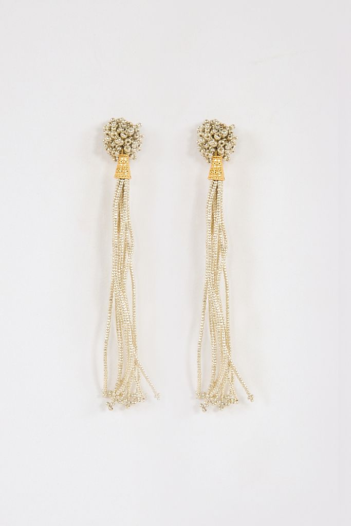 Dot Fringe Earring