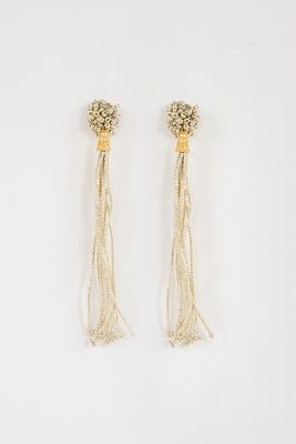 Dot Fringe Earring