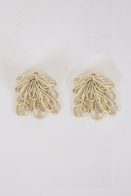 Dot Volume Fringe Earring