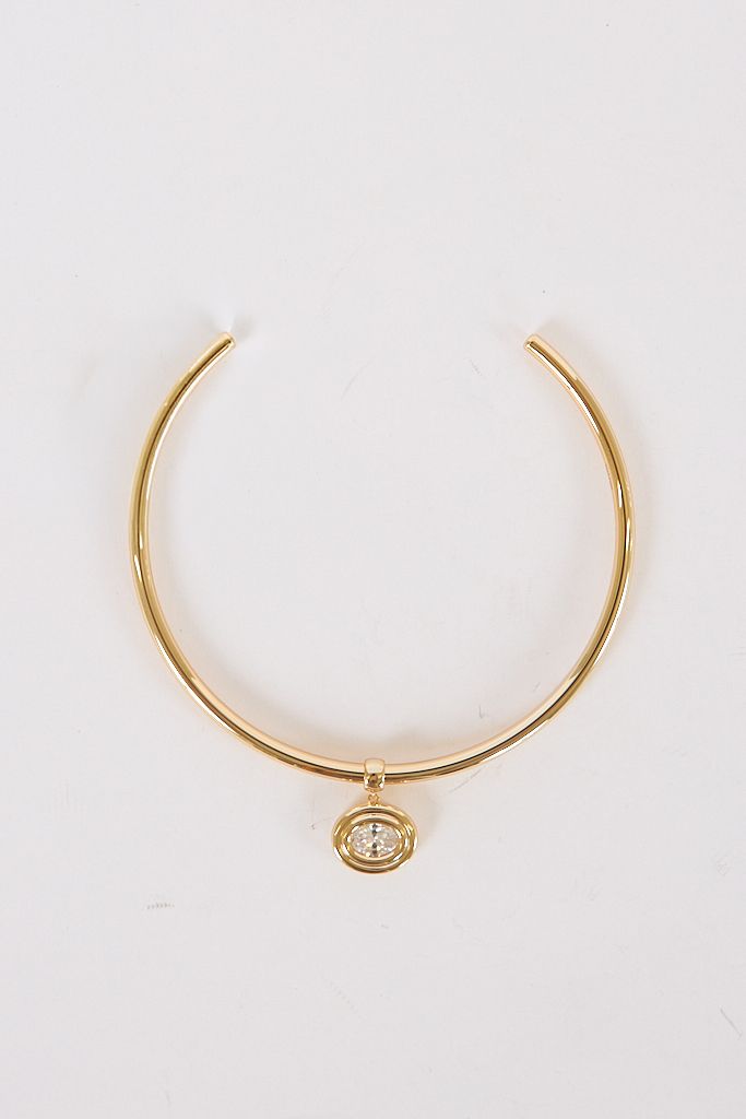 Starlet Oval Choker Necklace