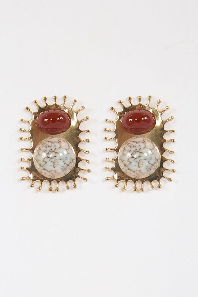 Alma Earrings, Castle Cliff