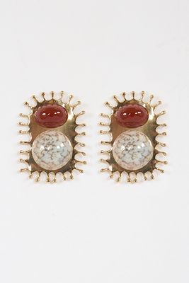 Alma Earrings, Castle Cliff