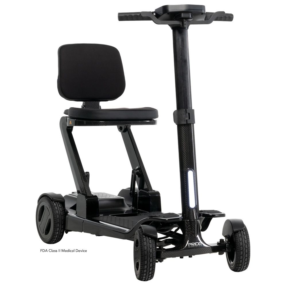 PRIDE Go Go Carbon Foldable 4-Wheel Scooter (SC25)