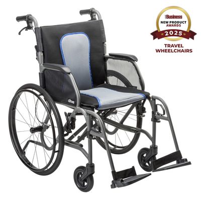 DRIVE® AeroFly™ Ultra-Lite Wheelchair (AF18FDABK-SF, AF18FDAGY-SF)