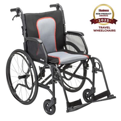 DRIVE® AeroFly™ Ultra-Lite Wheelchair (AF18FDABK-SF, AF18FDAGY-SF)