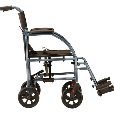 NOVA ® Ultra Lightweight Transport Chair - 19" with Swing Away Footrest (379)