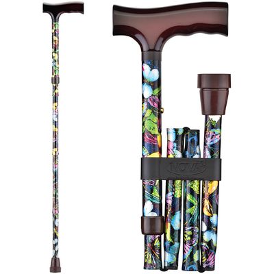 Mob-C: Nova (3022) Folding Cane, Butterfly