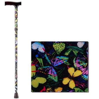 Mob-C: Nova (3022) Folding Cane, Butterfly