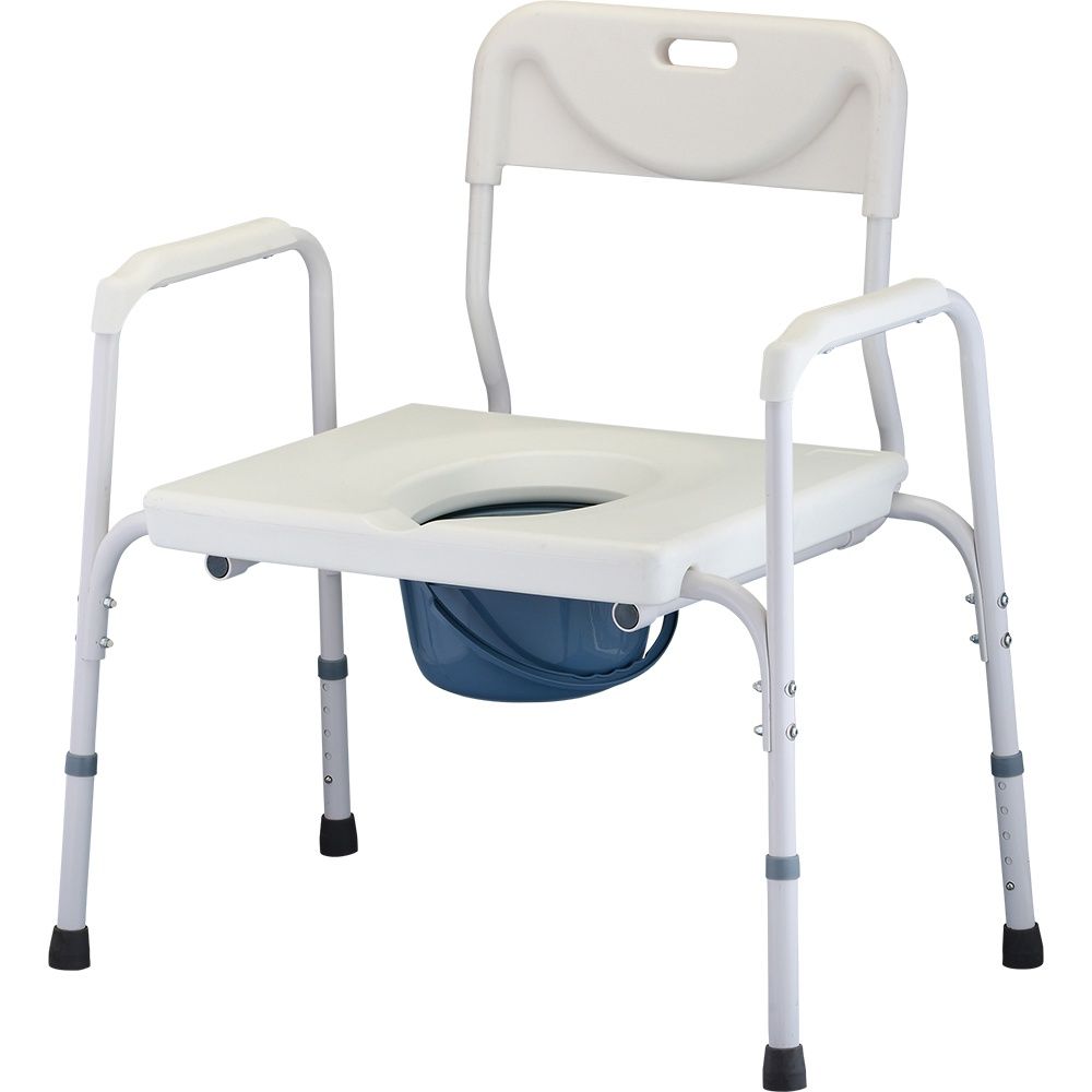 NOVA Heavy Duty Commode with Back &amp; Extra Wide Seat (8580)