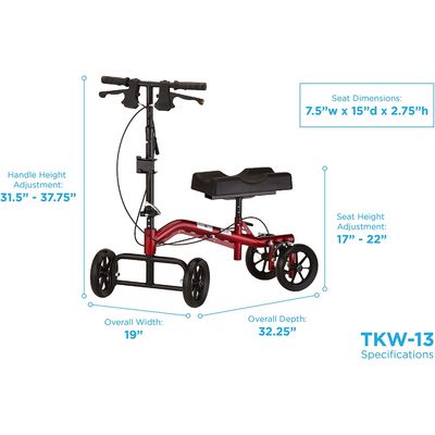 Turning Knee Walker Heavy Duty (TKW-13)