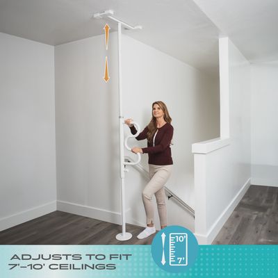 STANDER Wonder Pole Security Pole &amp; Curve Grab Bar, var.