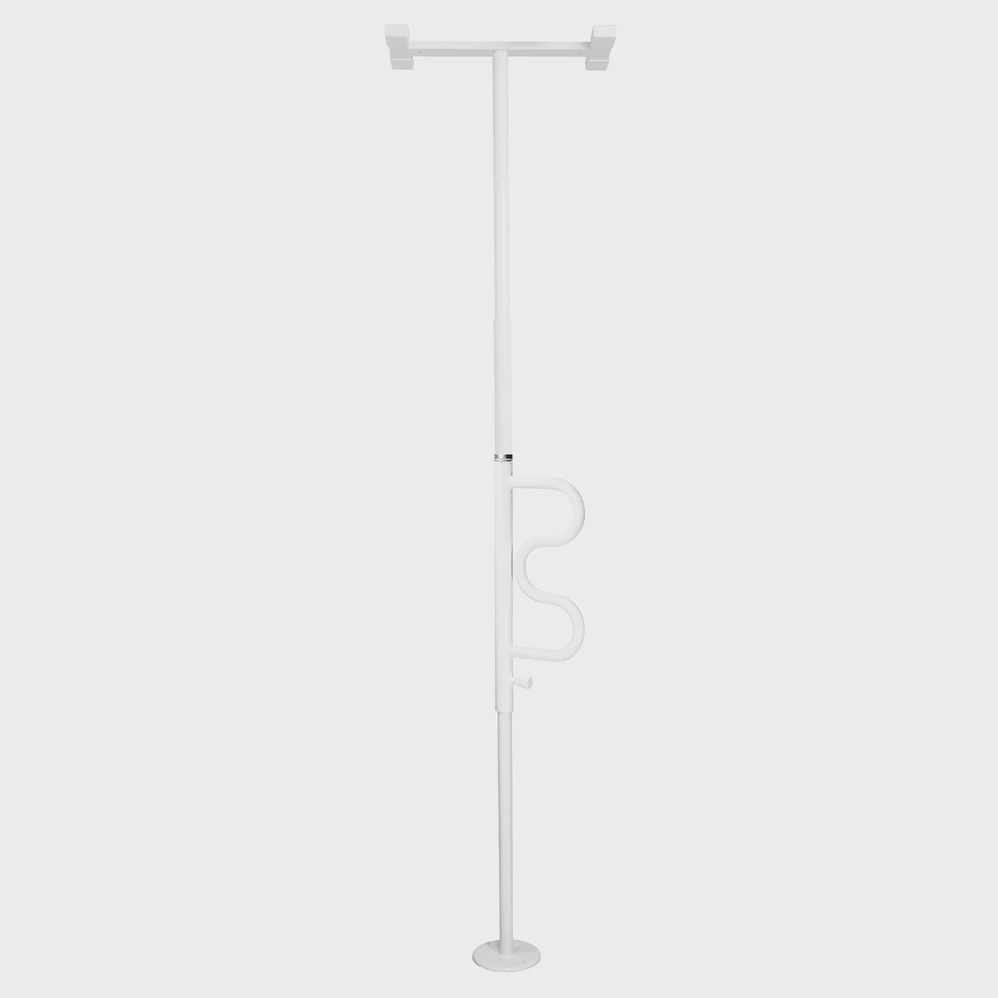 STANDER Wonder Pole Security Pole &amp; Curve Grab Bar, var., Color: White (1100-W)