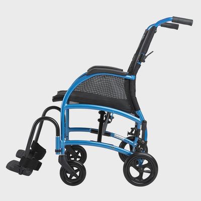 STRONGBACK Excursion 8 Transport Wheelchair (1002) with 18" Seat, 8" Rear Wheels